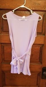 Pinkblush tied tunic top